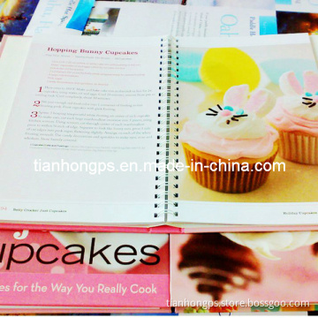 4 Color Offset Printing Wire Binding Hardcover Book